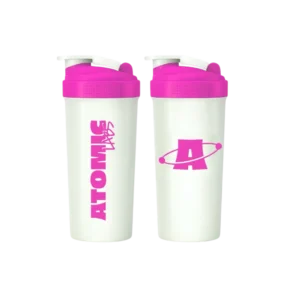 Coqueteleira Branca com Rosa