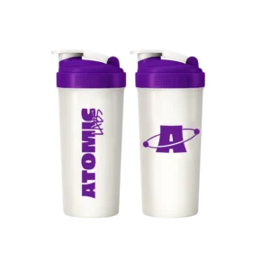 Coqueteleira Branca com Roxo